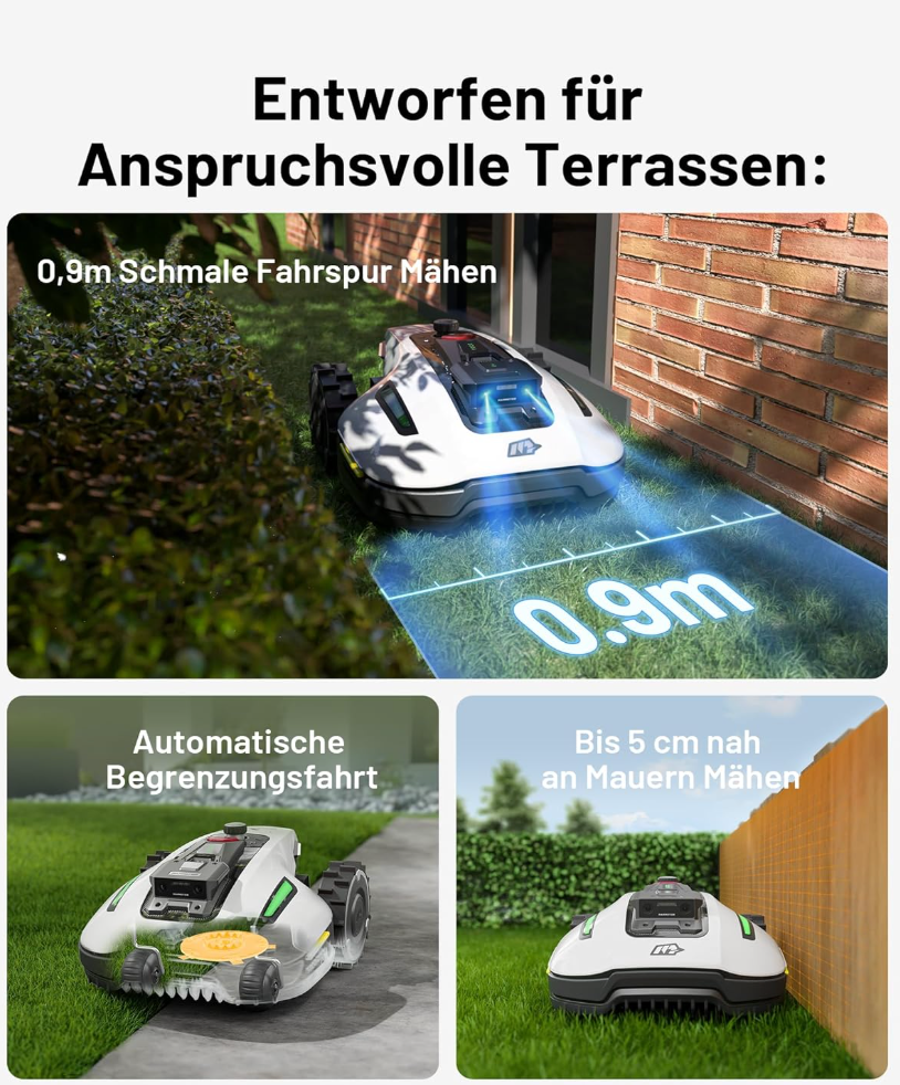 Roboter-Rasenmäher ohne Begrenzungskabel