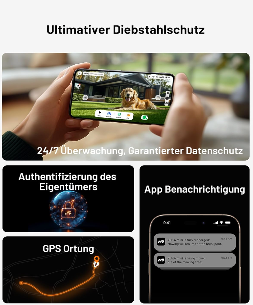 Roboter-Rasenmäher ohne Begrenzungskabel